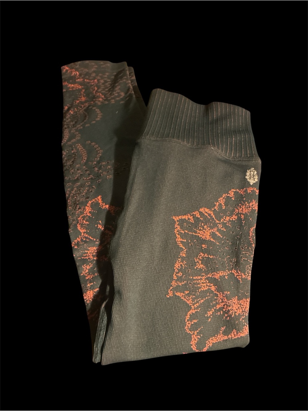FP Movement Free People Floral Jacquard Seamless High-Rise Leggings XS/S